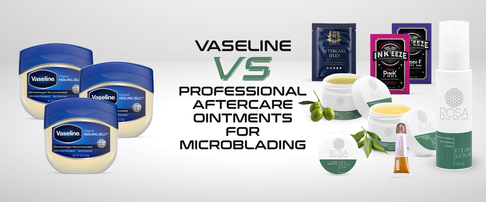 Vaseline vs. Professional Aftercare Ointments for Microblading