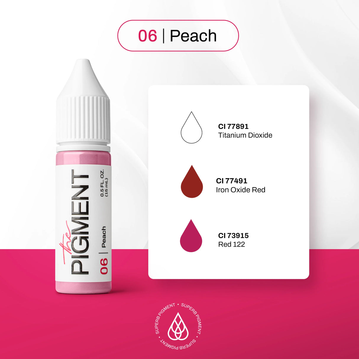 The Pigment 06 Peach Pigment (15ml) - BVShop