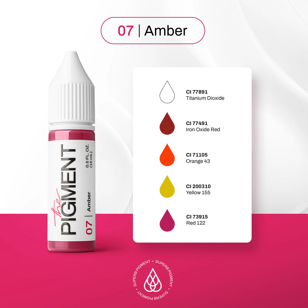 The Pigment 07 Amber Pigment (15ml) - BVShop