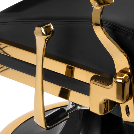 Barber chair Gabbiano Leonardo Gold Black - BVShop