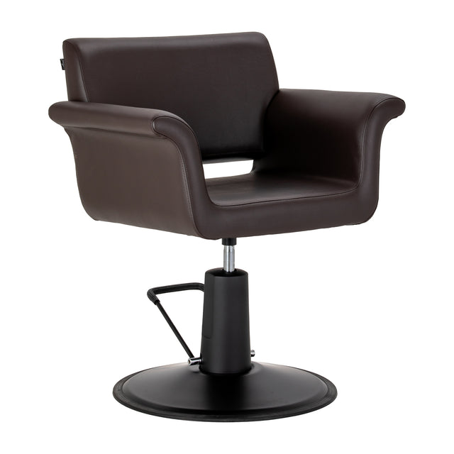 Gabbiano Lucca hairdressing chair brown - BVShop