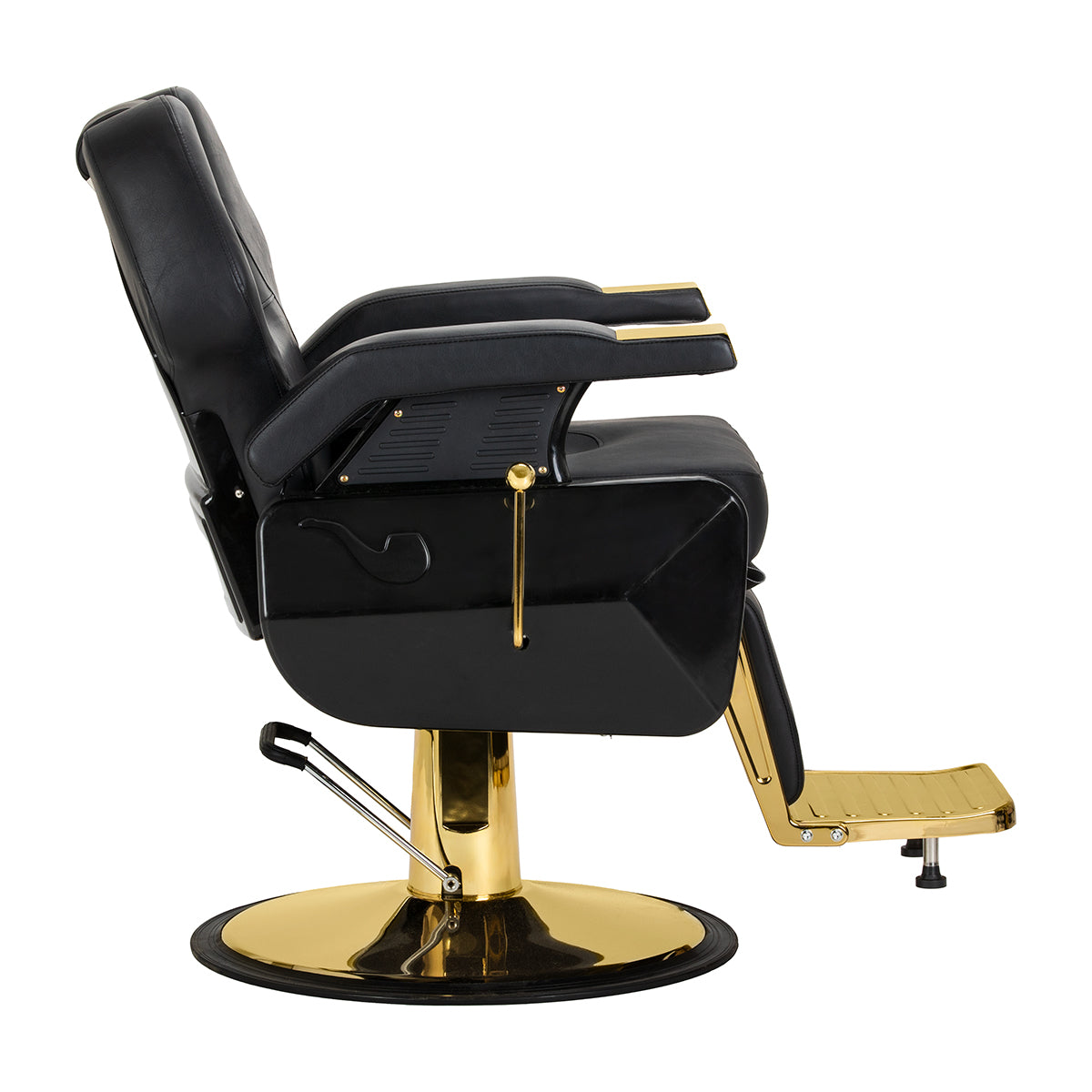 Hair System New York barber chair black gold - BVShop