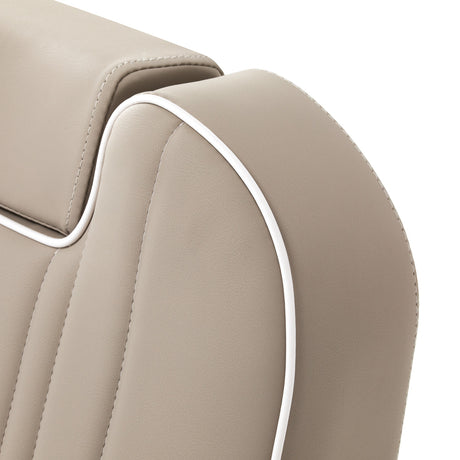 Gabbiano Rufo beige barbershop chair with padded seat
