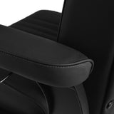 Gabbiano Visionerio barber chair black with black frame - BVShop