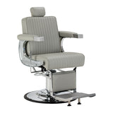 Gabbiano Visionerio barber chair grey chrome frame - BVShop