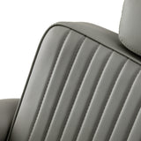 Gabbiano Visionerio barber chair grey chrome frame - BVShop