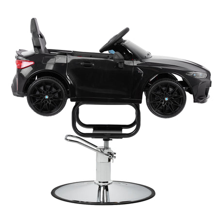 Black Gabbiano BMW children salon chair for haircuts