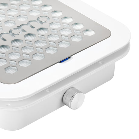 White MOMO Dust Absorber Momo P30 Built-In with 60W power, showing sleek design and compact installation for effective air purification.