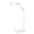 GLOW Adjustable UV/LED Pedicure Lamp Stand – White; articulated arm, first position