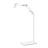 GLOW Adjustable UV/LED Pedicure Lamp Stand – White; articulated arm, first position