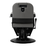 Gabbiano Bruno barber chair hydraulic base and black round foot