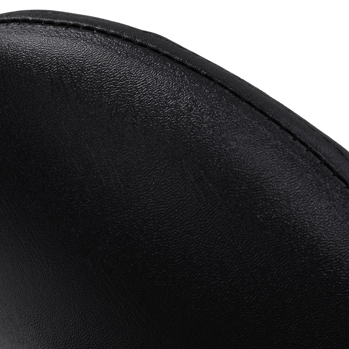 ACTIVESHOP 6001 black faux leather saddle seat upholstery detail