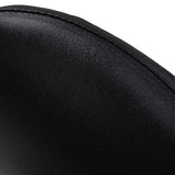ACTIVESHOP 6001 black faux leather saddle seat upholstery detail