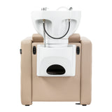 Gabbiano Sylvia Plus Electric Hairdressing Wash Unit With Massage – Beige · Rear view