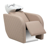 Gabbiano Ines Electric Hairdressing Wash Unit With Massage – Beige · Footrest adjustment position