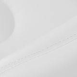Azzurro 156-F snow-white rolling cosmetic stool – dimension view