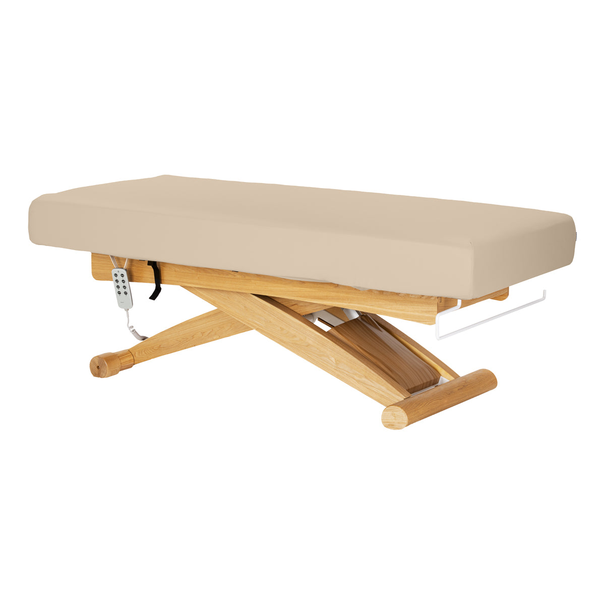 Sillon Siesta Electric SPA Lounger – Beige, Light Brown Base · Overall view