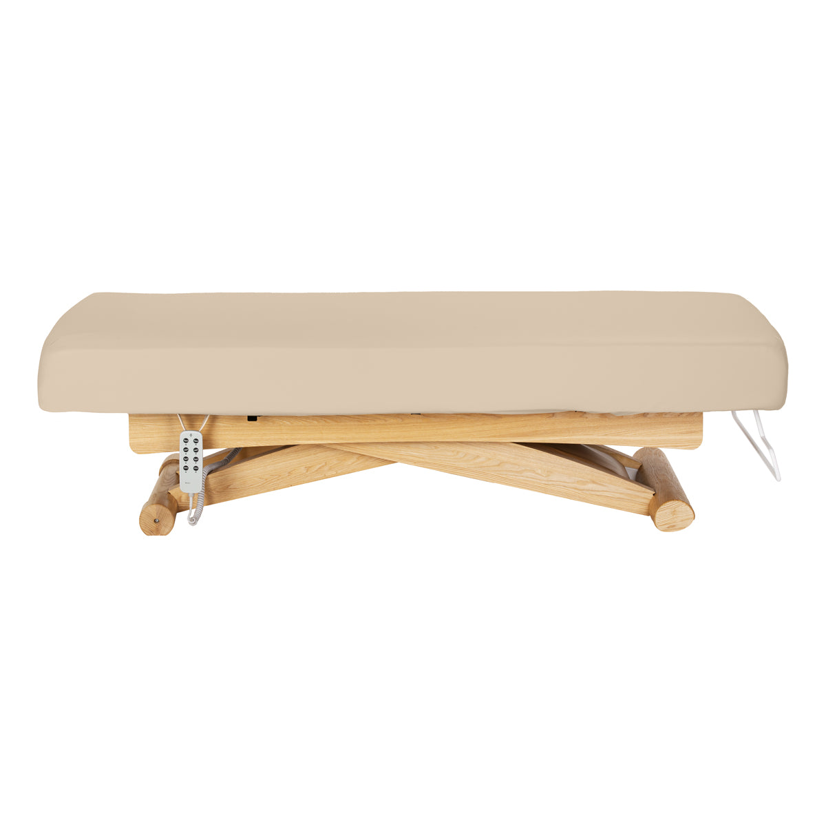 Sillon Siesta Electric SPA Lounger – Beige, Light Brown Base · Side view