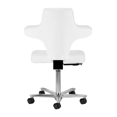 Azzurro Special 152 Salon Operator Chair – Snow-White · Rear view
