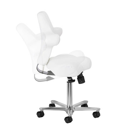 Azzurro Special 152 Salon Operator Chair – Snow-White · Overall view