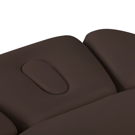 Sillon Relax · dark brown · headrest and face opening