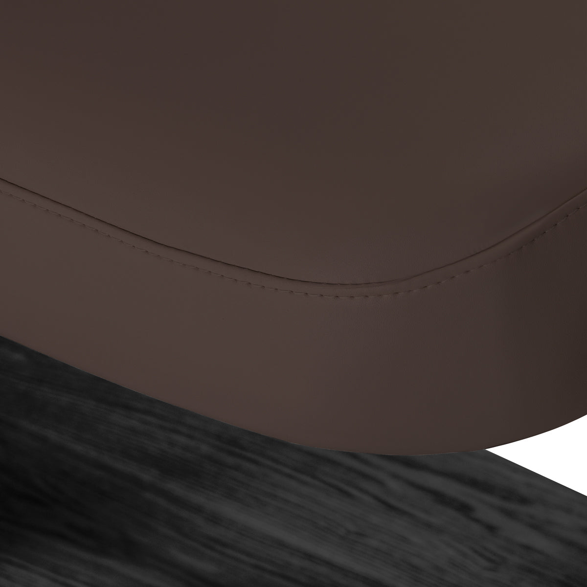 Sillon Relax Electric SPA Lounger – Dark Brown, Black Base · Removable cover detail