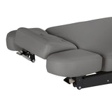 Sillon Relax Electric SPA Lounger – Grey, Black Base · Headrest side sections