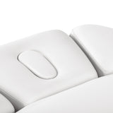 Sillon Relax · white / black · headrest and face opening