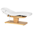 Sillon Relax · white / light brown · reclining position