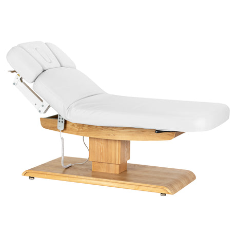 Sillon Relax · white / light brown · raised backrest
