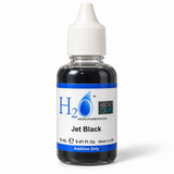 Li Pigments Micro Colors H2O Jet Black Practice Pigment 12ml — bottle on white background with soft shadow