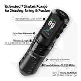 Mast Flip 4 Pro Wireless Tattoo Machine Black - BVShop