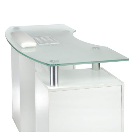 Manicure Table + incliner BD-3453+P WHITE - BVShop