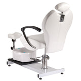 Pedicure chair with foot massager BR-2301 white - BVShop