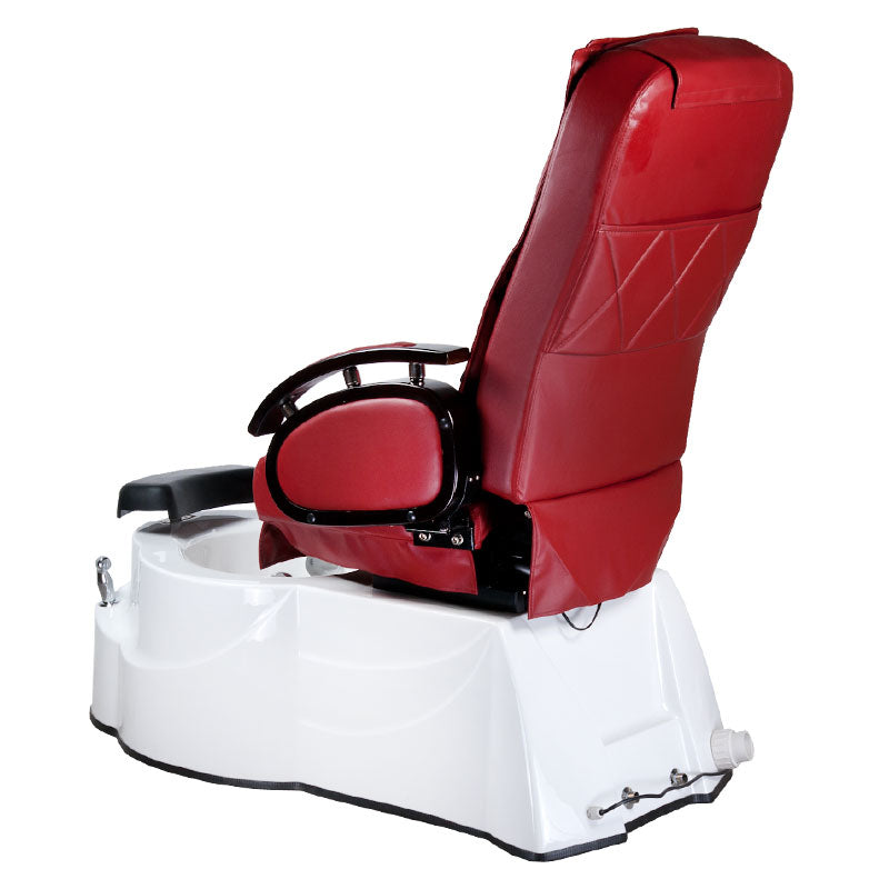 Pedicure chair with massage BR-3820D Burgundy - BVShop
