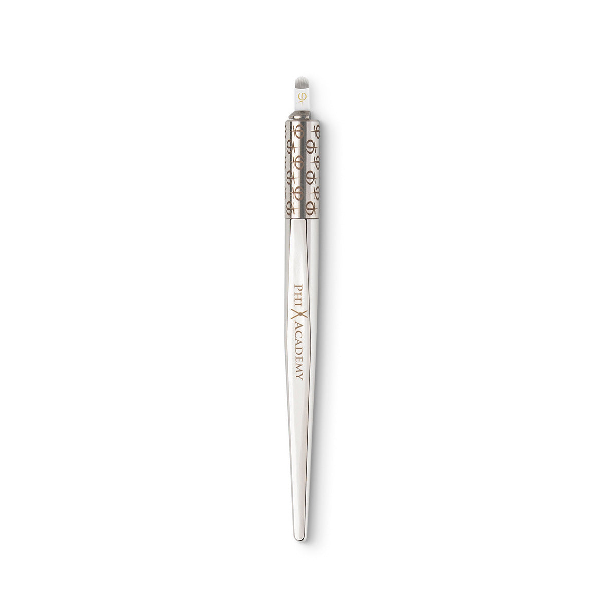 PhiBrows Universal Microblading Holder Silver — reusable microblading holder upright
