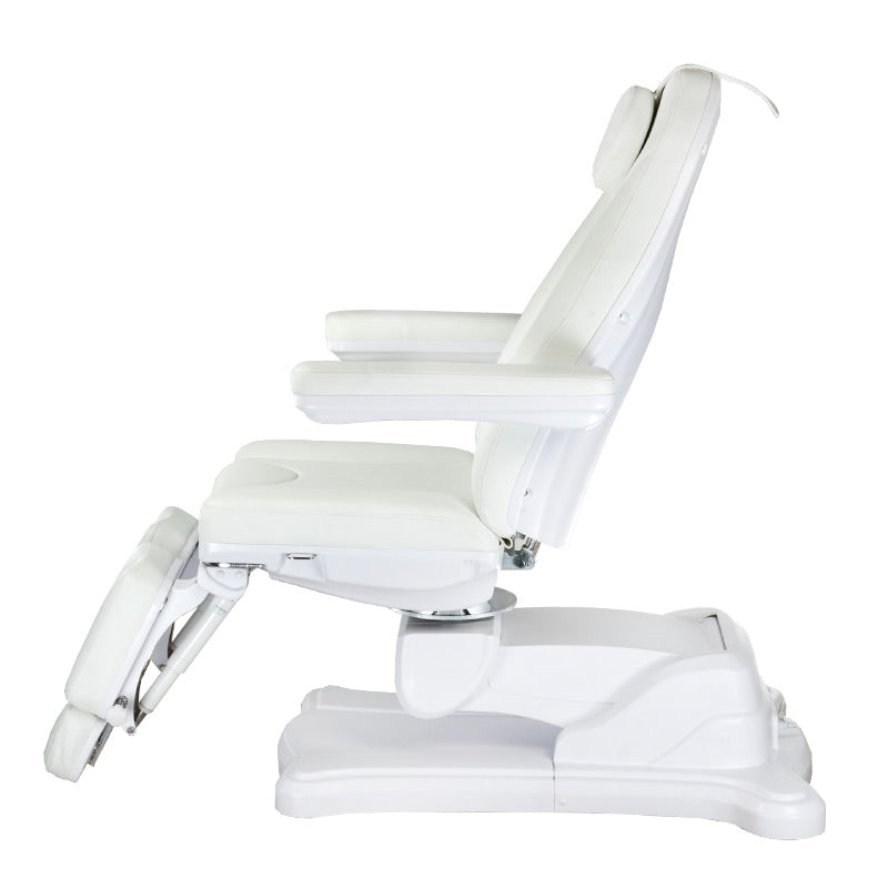 Electric Cosmetic Chair Mazaro BR-6672C White - BVShop