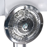 Standing Infrazone BB-6082E by Beauty System in silver gray with sleek design and digital control panel.