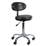 Cosmetology Stool with backrest BD-9934 black - BVShop