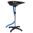 Portable hair washing unit NG-006 by Beauty System with white basin and adjustable height for easy hair washing.