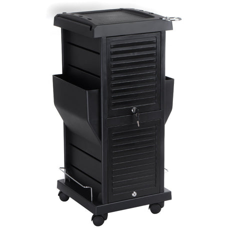 Hairdressing Helper with Curtain NG-ST006 Black - BVShop