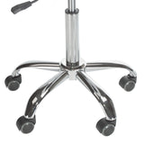 Cosmetic stool with backrest BD-9934 white - BVShop