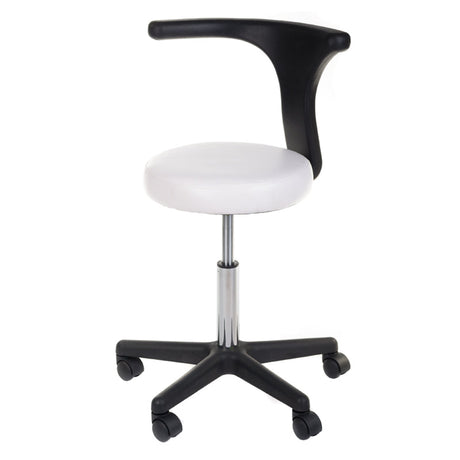 Medical Stool + Armrest NG-CH049 White - BVShop