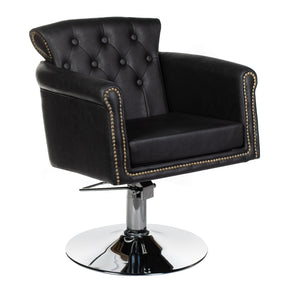 Hairdressing Chair ALBERTO BH-8038 black - BVShop