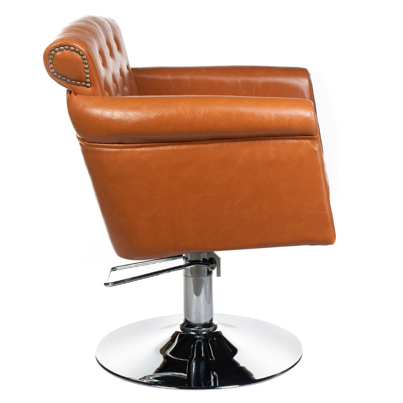 Hairdressing Chair ALBERTO BH-8038 light brown - BVShop