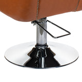 Hairdressing Chair ALBERTO BH-8038 light brown - BVShop