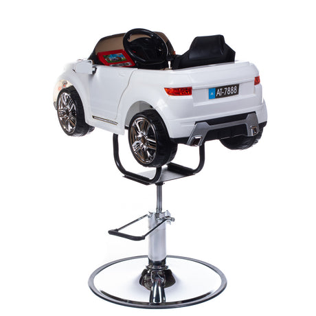 Children's Hairdressing Chair Range Rover White - BVShop