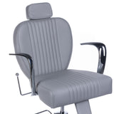Barber Chair OLAF BH-3273 Light gray - BVShop