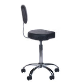 Cosmetic Stool with Backrest BH-7268 Black - BVShop
