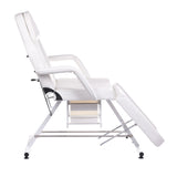 Cosmetology armchair with troughs BW-263 white - BVShop